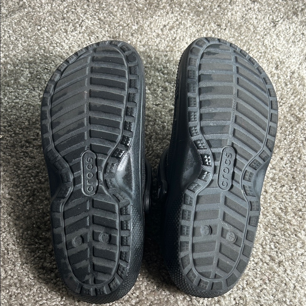 Women Black Crocs - Picture 11 of 11